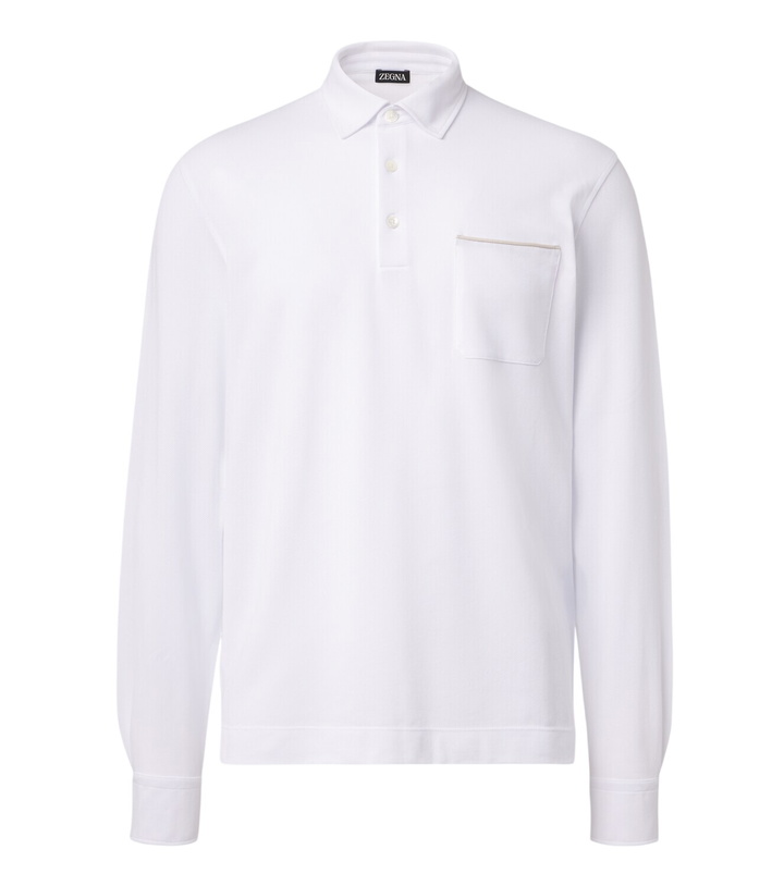 Photo: Zegna Cotton piqué polo shirt