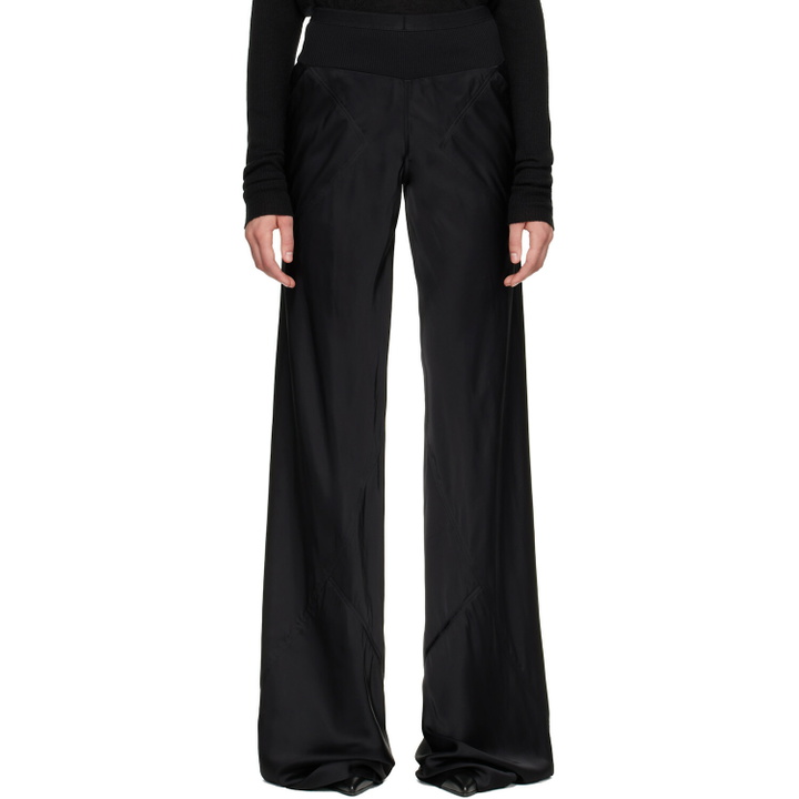 Photo: Rick Owens Black Tower Bias Trousers