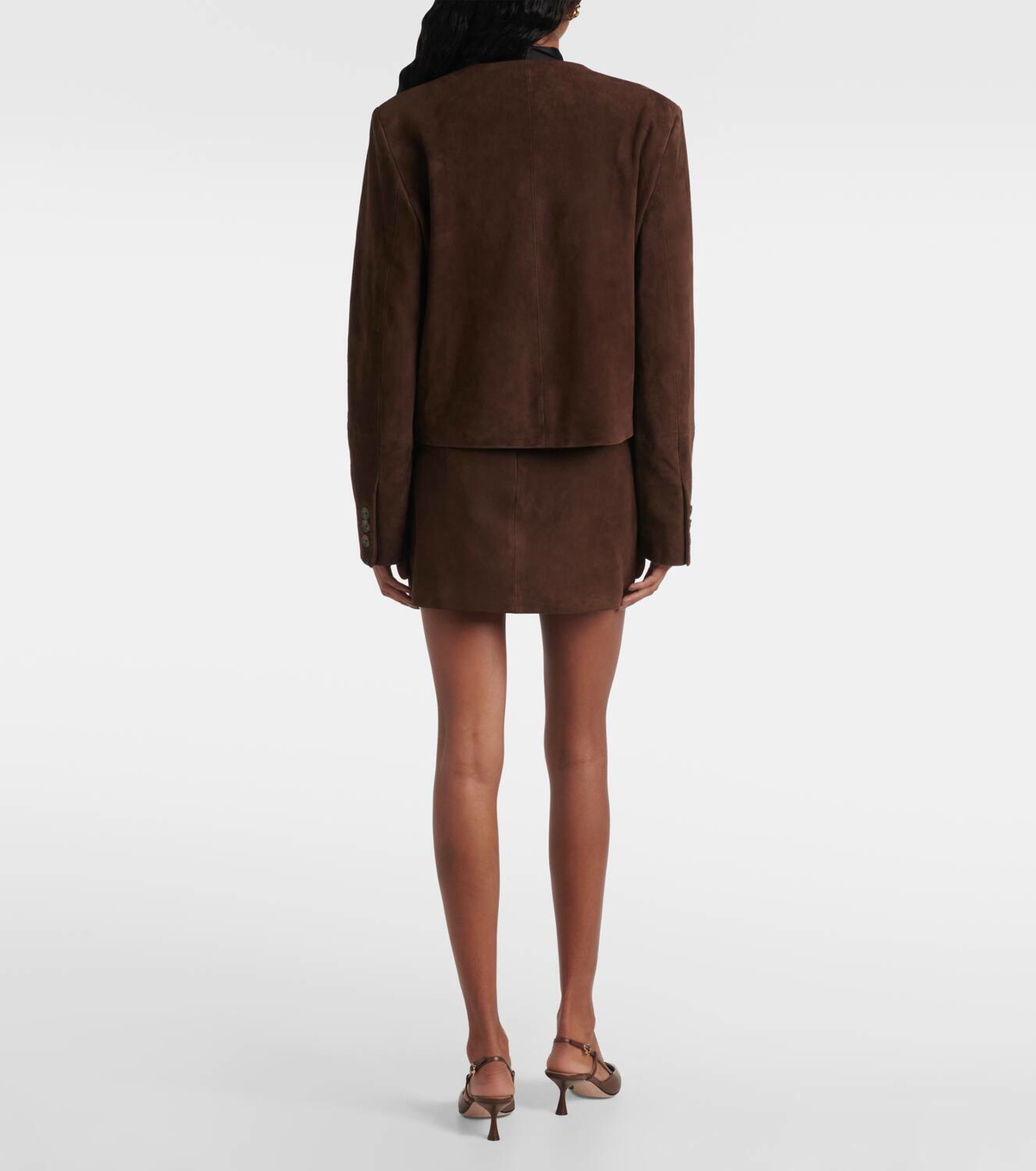 Blazé Milano Gliss Bolero suede jacket