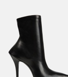 Balenciaga Witch 110 leather ankle boots