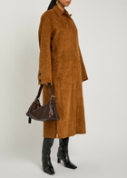 Stouls Corleone Suede Trench Coat Tan