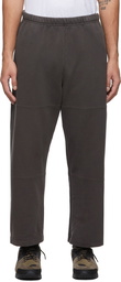 Les Tien Black Faded Gaucho Lounge Pants