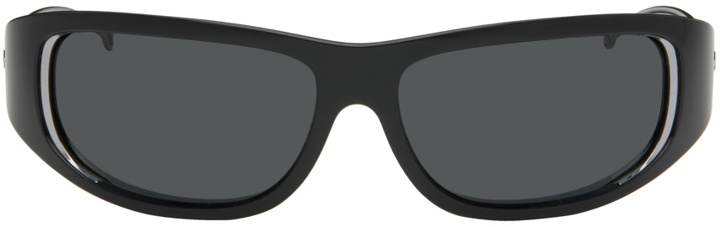 Photo: Diesel SSENSE Exclusive Black DL3001 Sunglasses