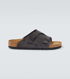 Birkenstock Zurich suede slides