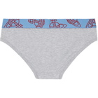 Vivienne Westwood Two-Pack Gray Slip Band Briefs