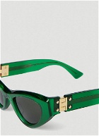 Bv1142s Cat Eye Sunglasses in Green