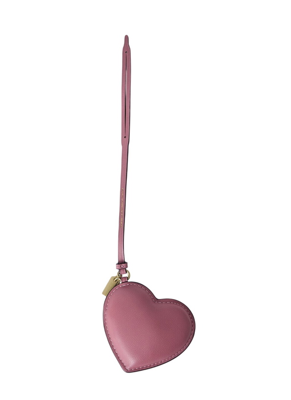 Photo: Coach Heart-Shaped Leather Bag Charm