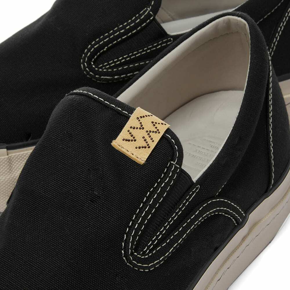 美品 visvim ZAHRA PATTEN サイズ9.5 BLACK Visvim Men's Zahra Patten Slip-On Sneakers in Black Visvim