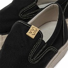 Visvim Men's Zahra Patten Slip-On Sneakers in Black