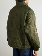 Baracuta - Neighborhood G4 Embroidered Quilted Shell Jacket - Green