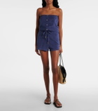 Melissa Odabash Naomi cotton-blend terry romper