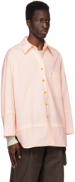 LOW CLASSIC Pink Loose Fit Shirt