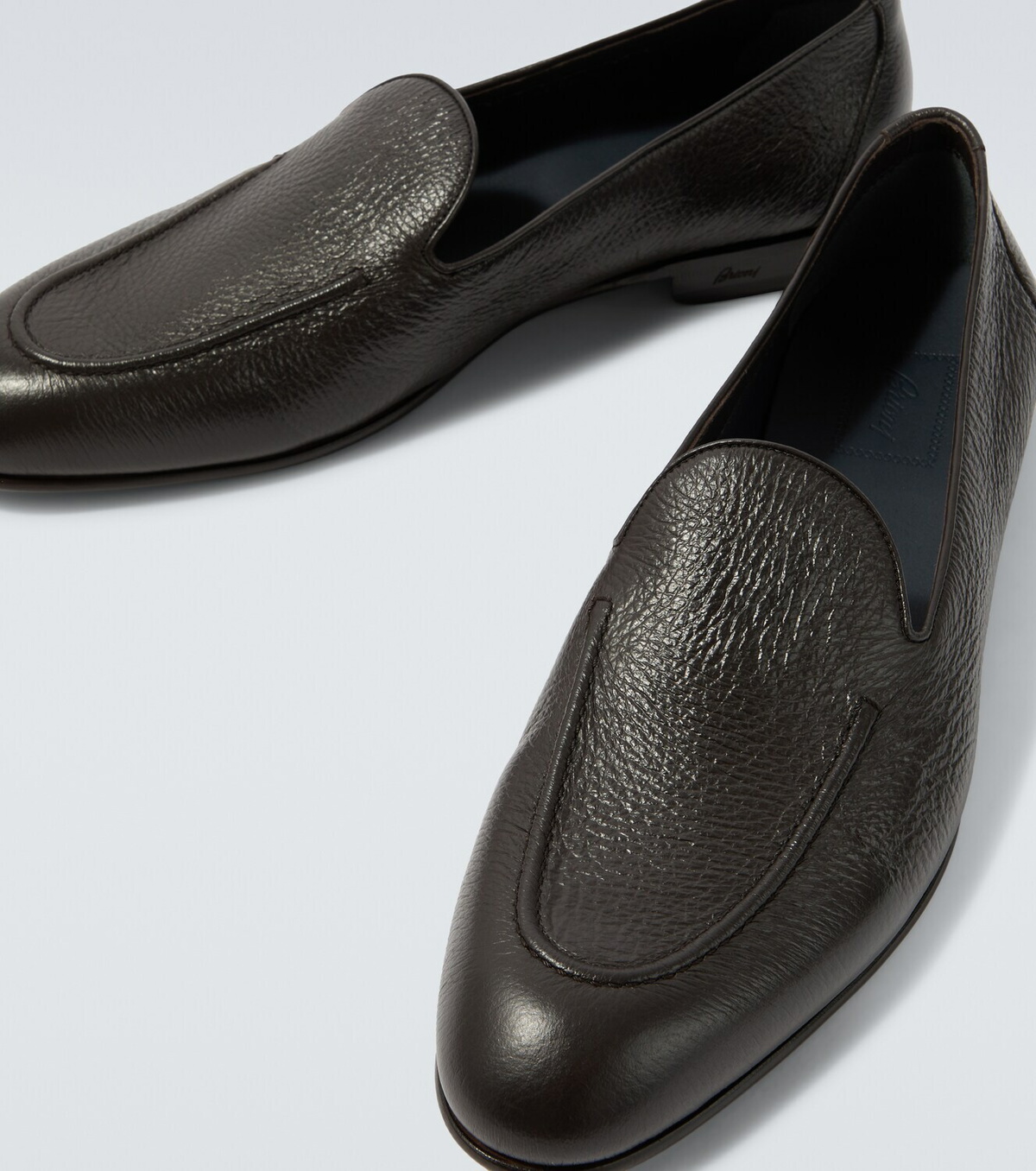 Brioni Appia leather loafers