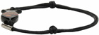 Marni Black Fish Charm Bracelet