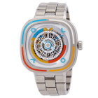 Seven Friday ''Bauhaus Inspired'' Automatic White Dial Mens Watch T1/08