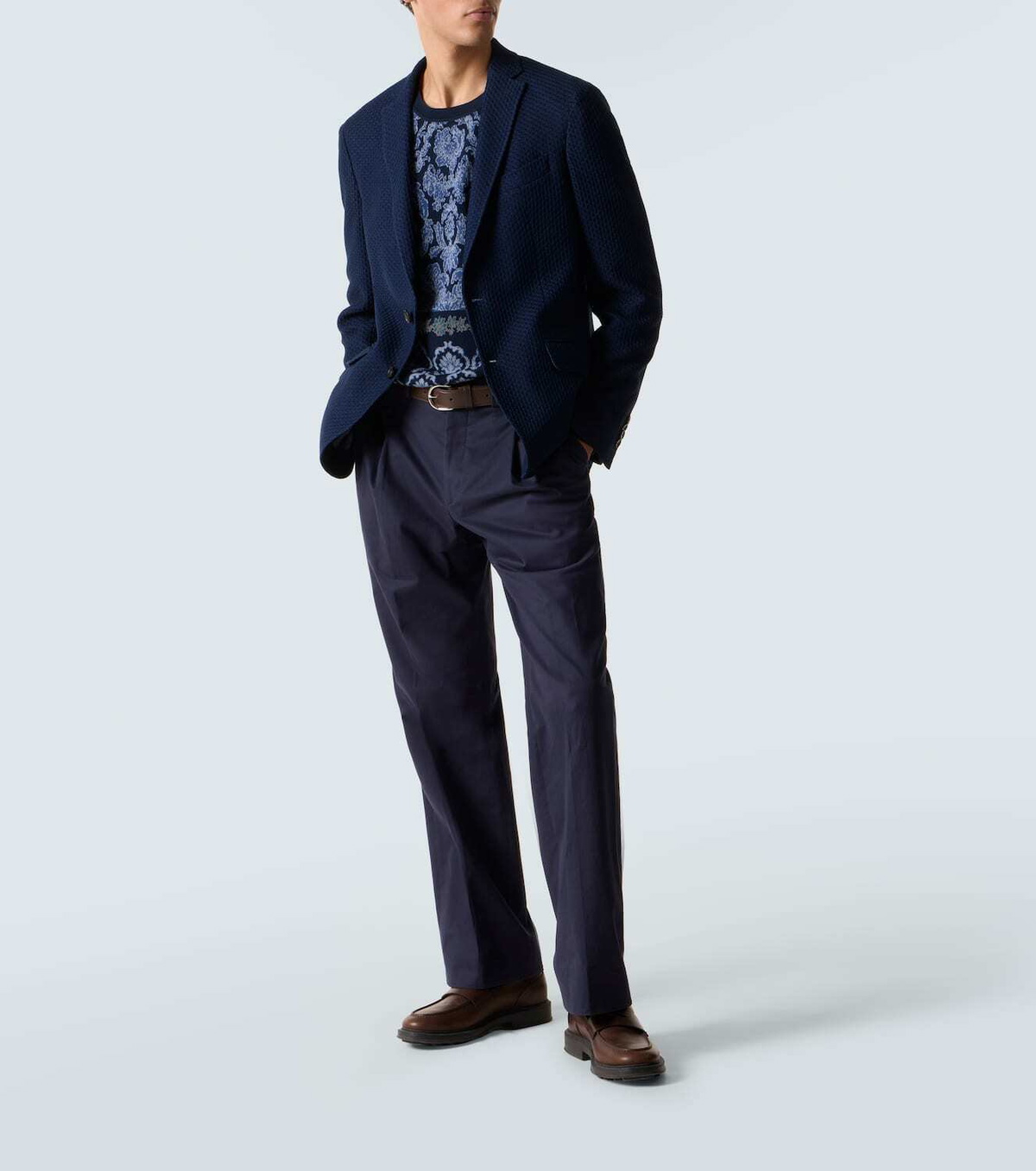 Etro Cotton jersey blazer
