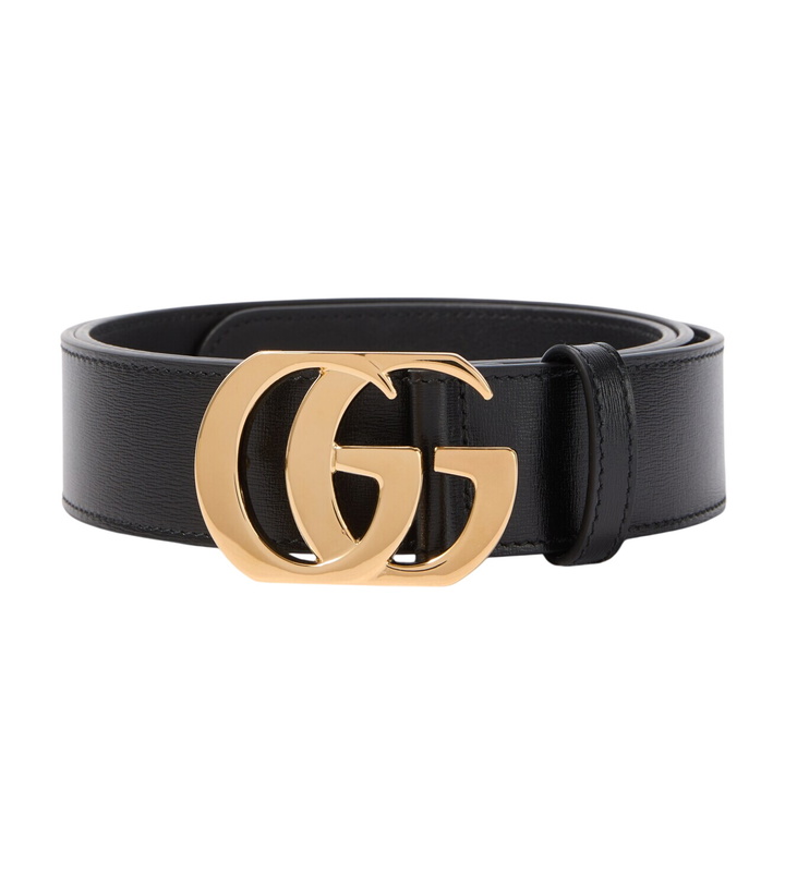 Photo: Gucci Cut GG Marmont leather belt