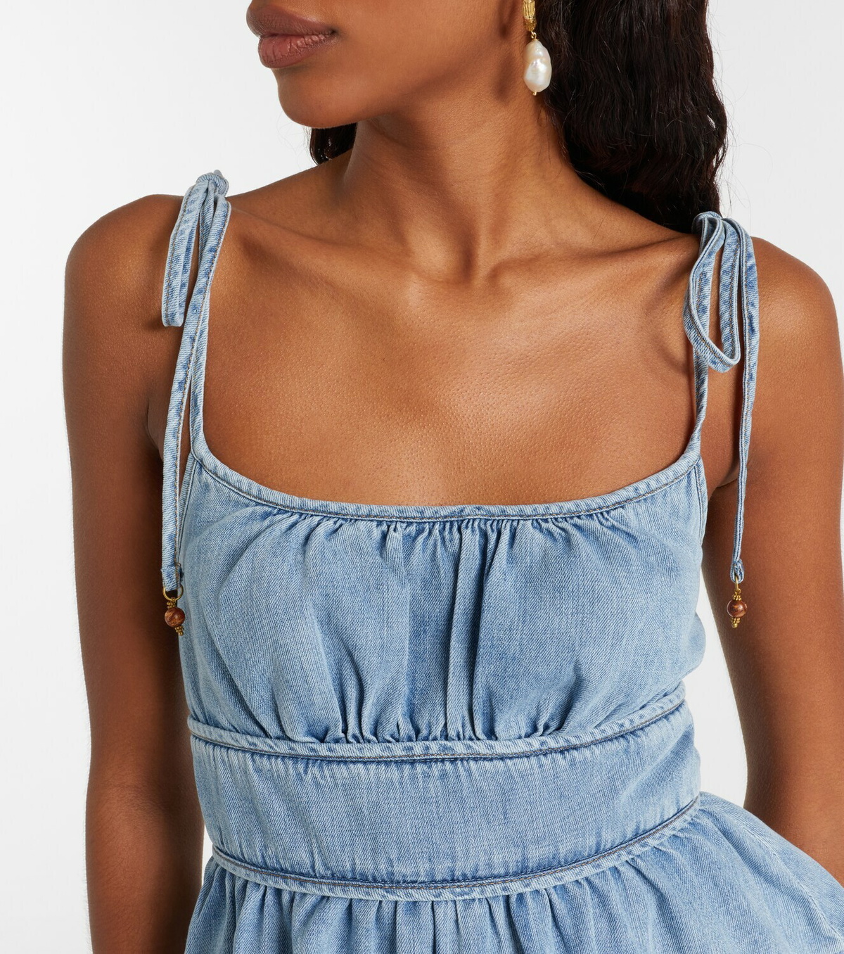 Zimmermann Wanderlust denim top