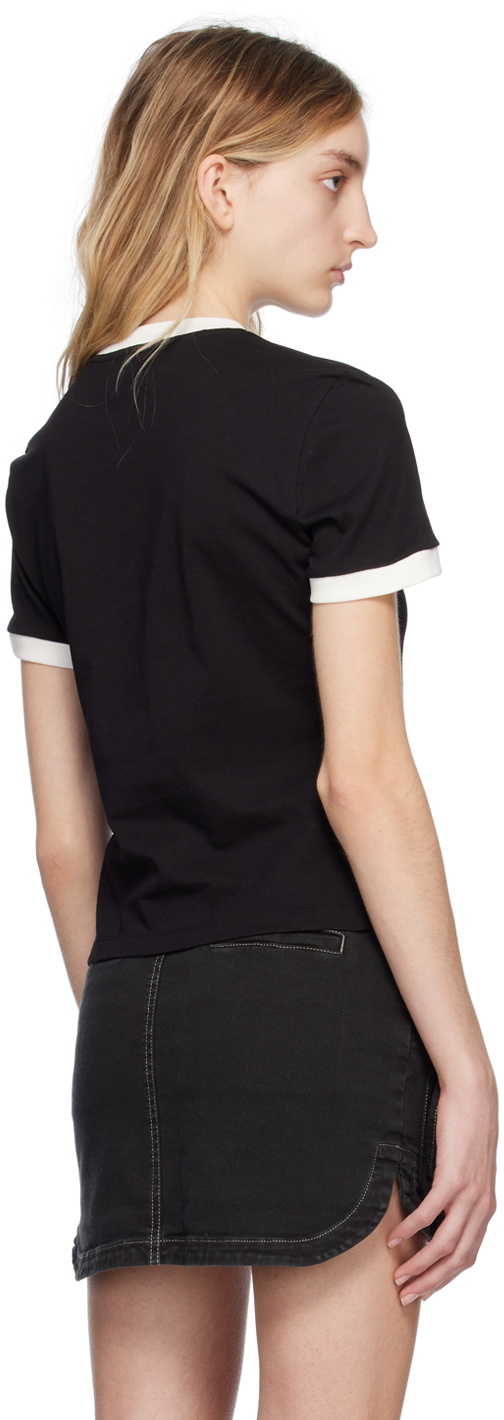 HALFBOY Black Crystal-Cut T-Shirt