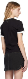 HALFBOY Black Crystal-Cut T-Shirt
