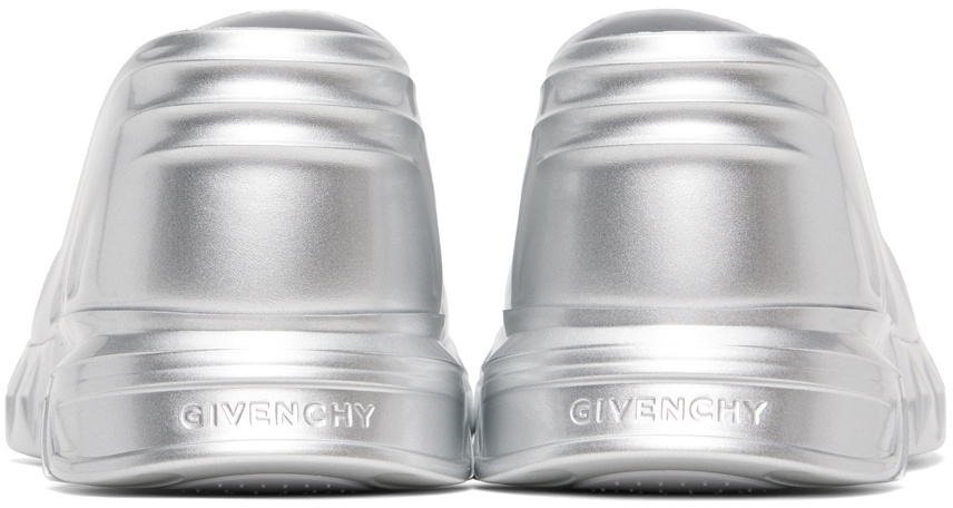 Givenchy Marshmallow Logo Leather Slingback Black Sport Dad