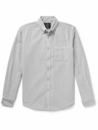 Portuguese Flannel - Lobo Button-Down Collar Cotton-Corduroy Shirt - Gray