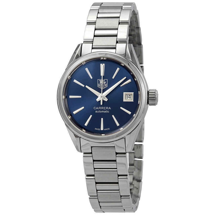 Photo: Tag Heuer Carrera Calibre 9 Automatic Blue Dial Ladies Watch WAR2419.BA0776