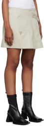 Eytys Off-White Clove Miniskirt
