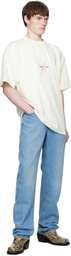 Mugler Blue Straight Denim Jeans