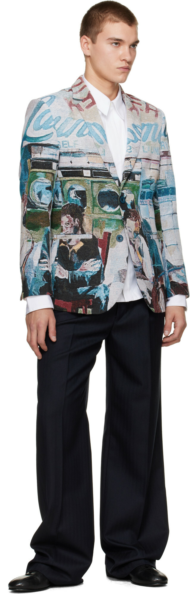 KidSuper Multicolor 'Sunday Mornings' Jacquard Jacket