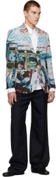 KidSuper Multicolor 'Sunday Mornings' Jacquard Jacket
