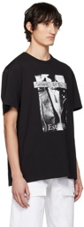 Alexander McQueen Black Printed T-Shirt