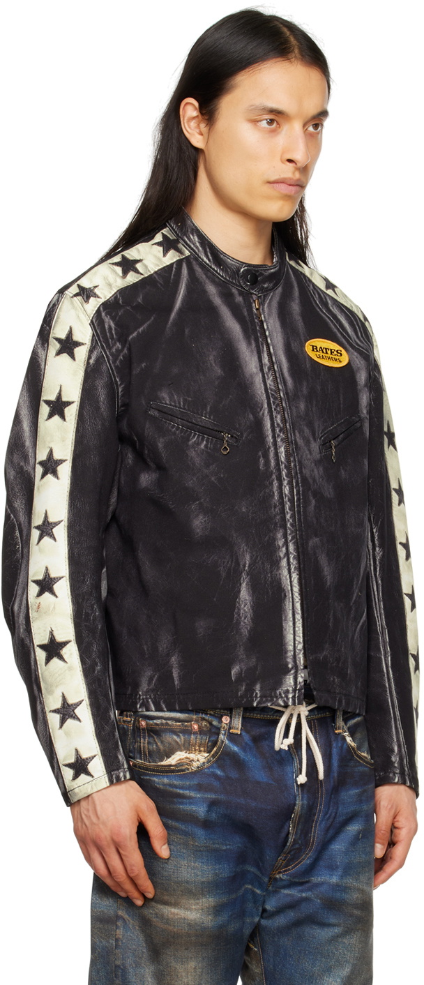 Junya Watanabe Black BerBerJin Edition 1950's Motorcycle Jacket