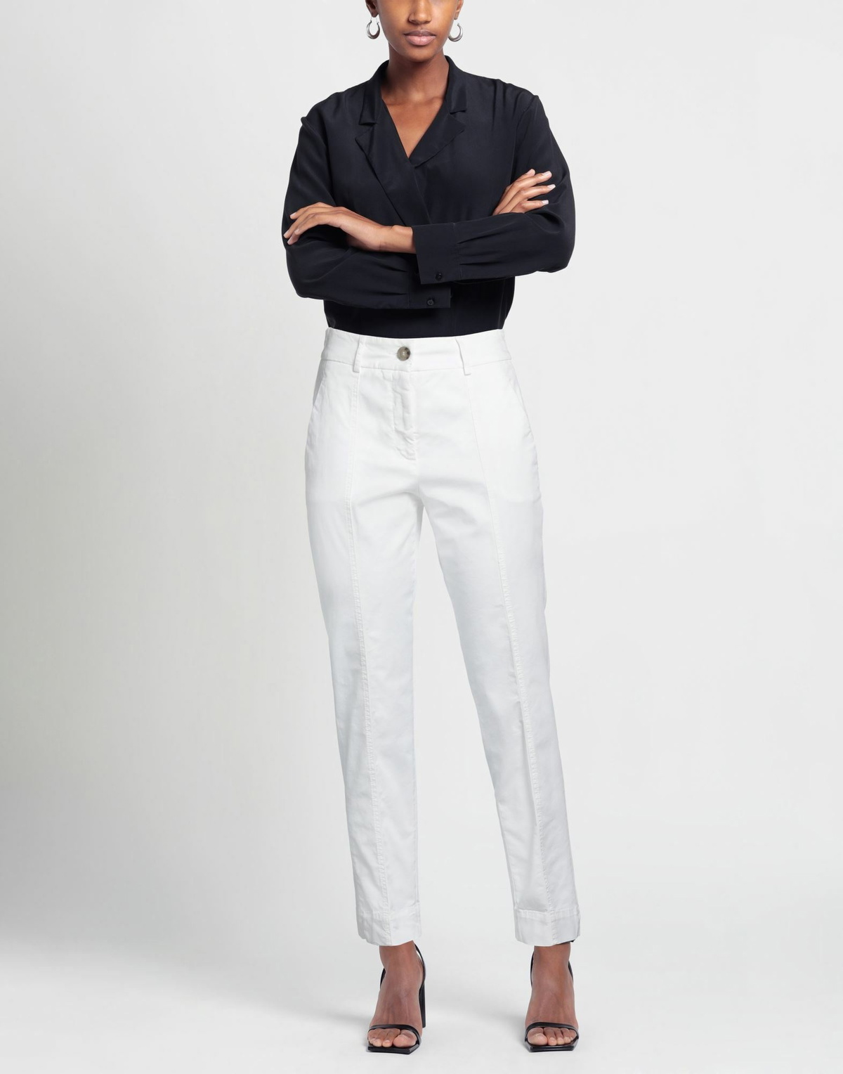 Peserico Womens Pants in White