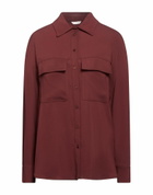 Manila Grace Womens Shirt Burgundy