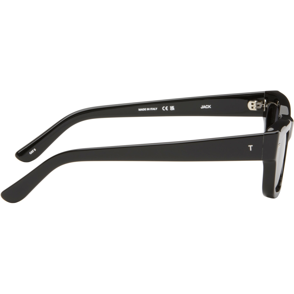 THISTLES Black 'The Jack' Sunglasses