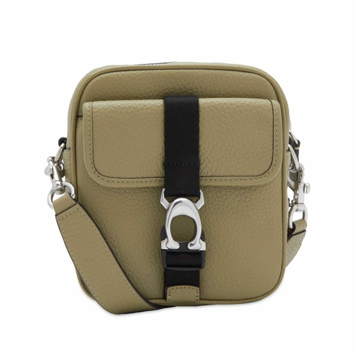 Photo: Coach Men's Beck Crossbody Bag in Moss Pebble Leather