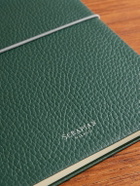 Serapian - Medium Logo-Print Full-Grain Leather Notebook