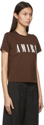 AMIRI Brown Core Logo T-Shirt