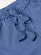 BARENA - Slim-Fit Stretch-Cotton Twill Trousers - Blue