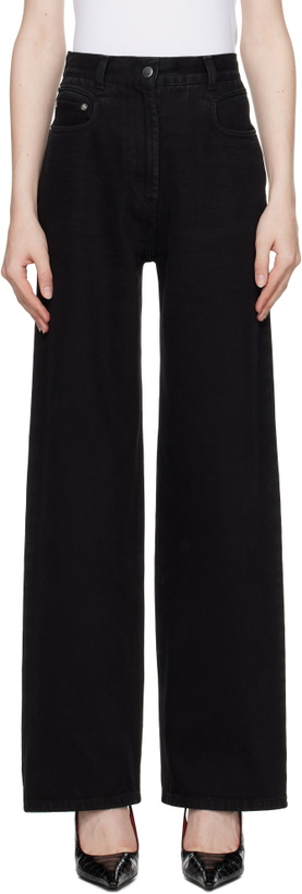 Photo: Beaufille Black Elipse Wide Leg Jeans