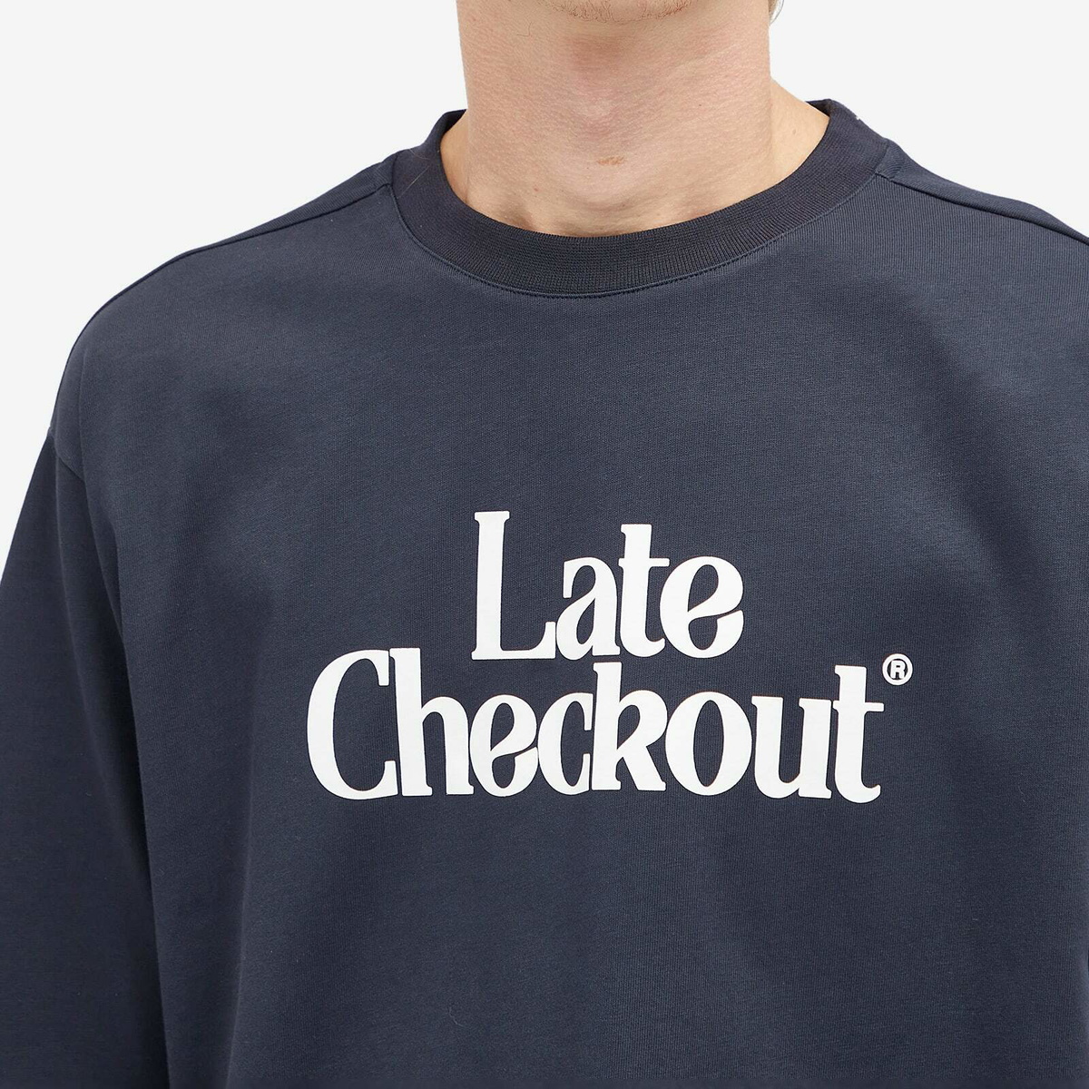 Late Checkout Men's LC Logo T-Shirt in Blue