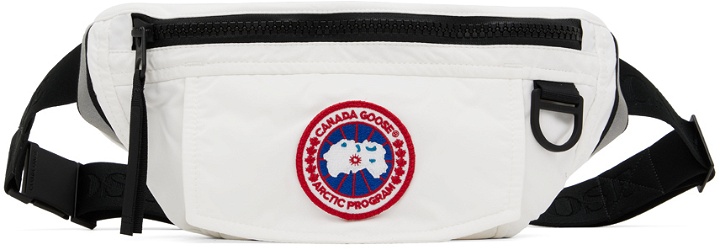 Photo: Canada Goose White Waist Belt Bag