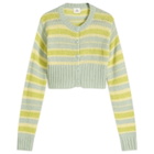 SUNDAYFRUITMARKET Women's Sun Cropped Cardigan in Mint