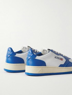 Autry - Medalist Two-Tone Leather Sneakers - Blue