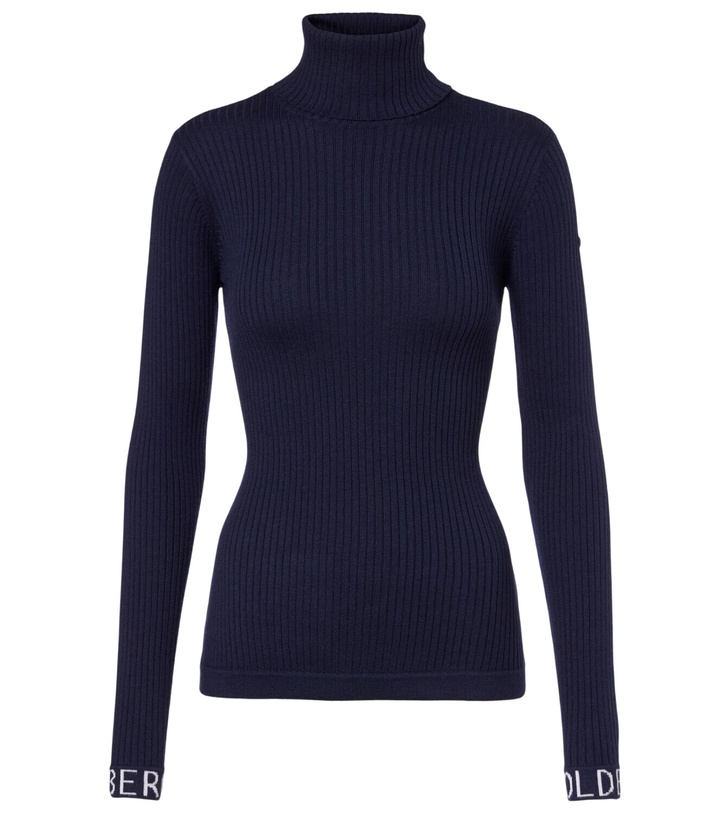 Photo: Goldbergh Mira ribbed-knit turtleneck ski top
