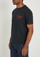 Gallery Dept. Logo-print Cotton T-shirt Black
