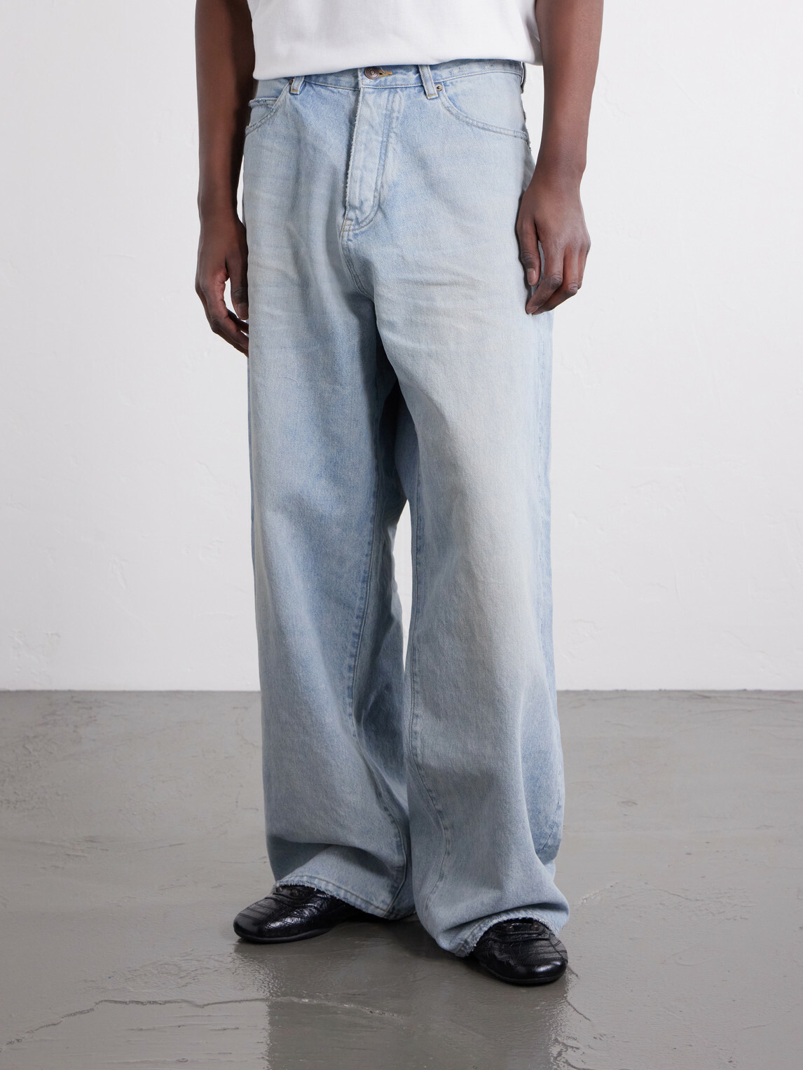 Balenciaga - Wide-Leg Jeans - Blue