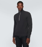 Tom Ford Wool and cashmere-blend half-zip sweater