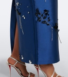 Simkhai Zirelle embellished bustier gown